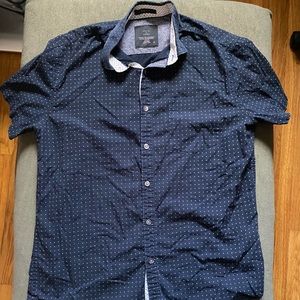 Denim & Flower Short Sleeve Shirt